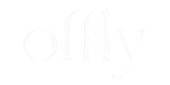 White serif typography logo on a solid black background.