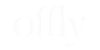 White serif typography logo on a solid black background.