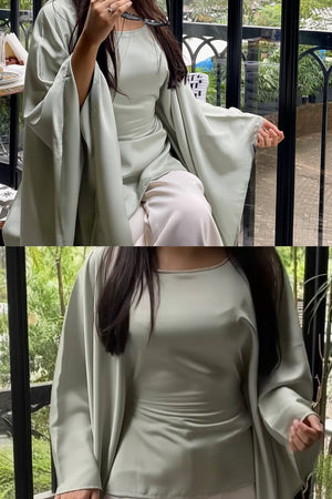 Saga Green Butterfly Top