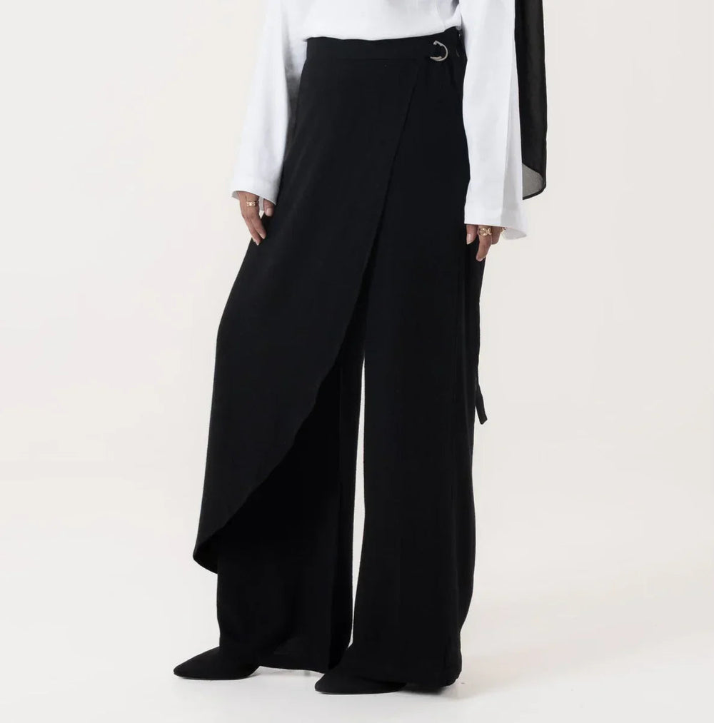 Black Wrap Pant