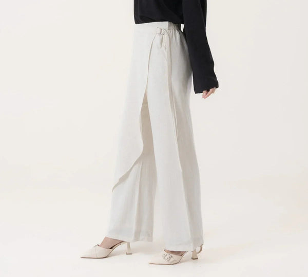 White Wrap Pant