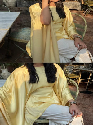Butter Yellow Butterfly Top