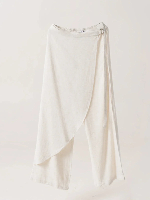 White Wrap Pant