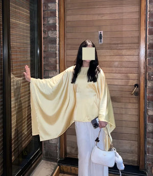 Butter Yellow Butterfly Top