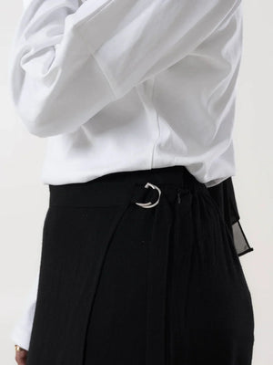 Black Wrap Pant