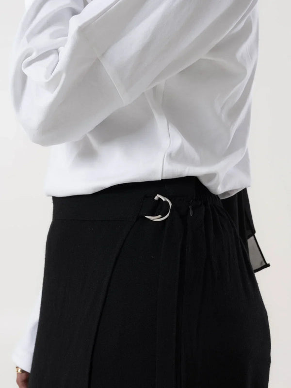 Black Wrap Pant